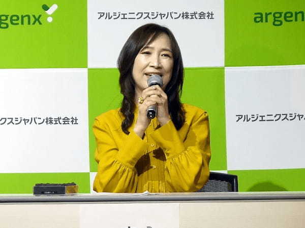 アルジェニクスジャパン、森口博子さんが「慢性炎症性脱髄性多発根神経炎(CIDP)」について学ぶメディアセミナーを開催