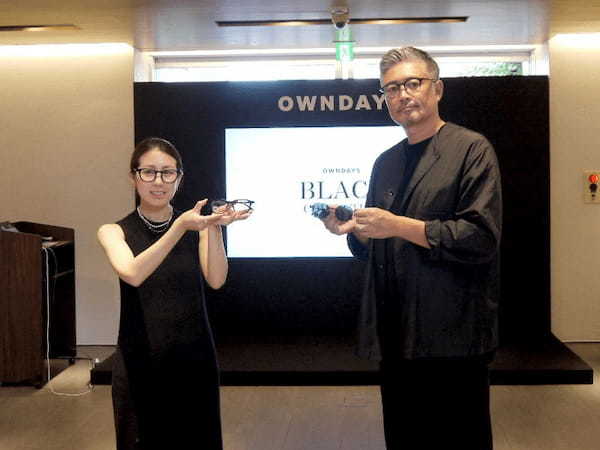 OWNDAYS、リブランディング初の新商品「BLACK Collection」を発売、黒をテーマにした秋冬の新作コレクション