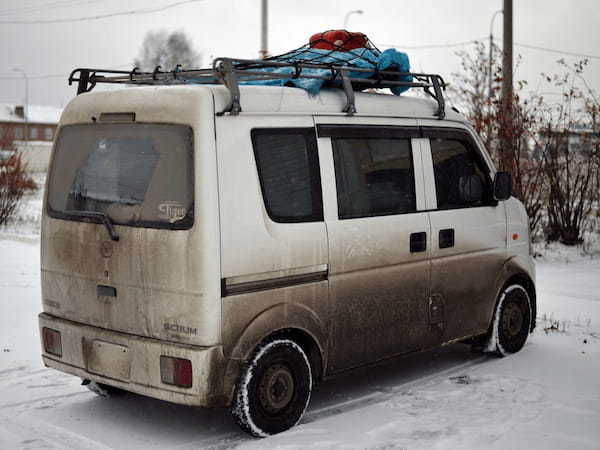 吹雪のシベリアで夏タイヤ。車中泊という名の遭難かも...【すみません、ボクら、迷子でしょうか？：第6話】