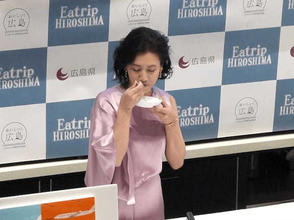 広島県、グルメ旅行を促進する「Eatrip HIROSHIMAキャンペーン」をスタート、戸田菜穂さんが広島の食の魅力をアピール