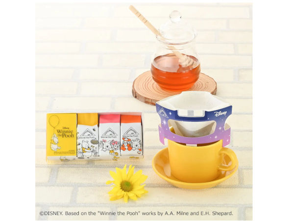 コーヒースタイルユーシーシー、真空パックのワンドリップコーヒー「CAFE@HOME Winnie the Pooh セレクション」を発売
