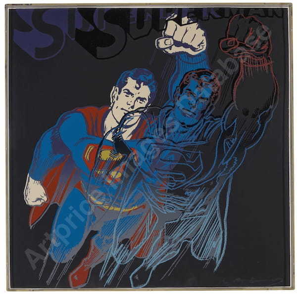 2）アンディ・ウォーホル《Superman, from Myths》(1981)