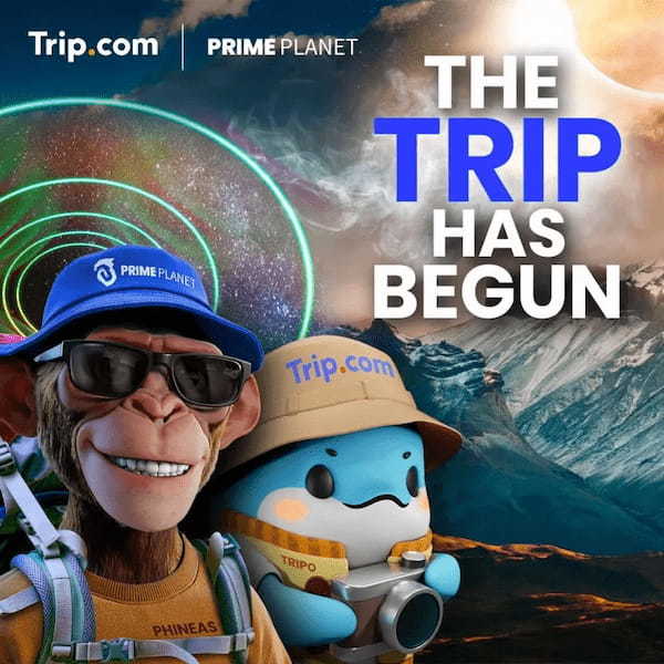 旅をしながら報酬をゲット！Trip.comがNFTコレクション「Trekki」を発表