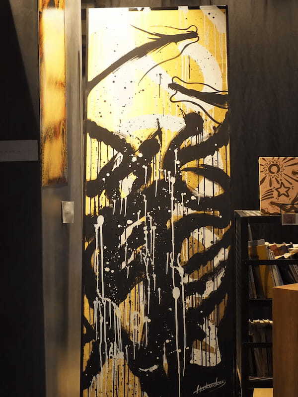 絵師『 白道 』浅草のカフェバー『 COFFEE BAR 桟敷 』にて個展『 JAPAN ART EXHIBITION HAKUDOU 』を開催