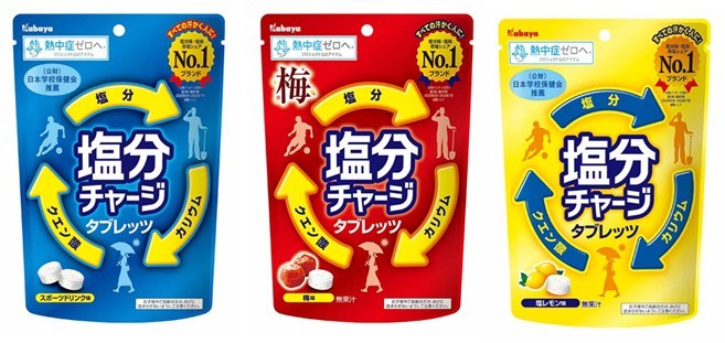 「塩分チャージタブレッツ」シリーズ