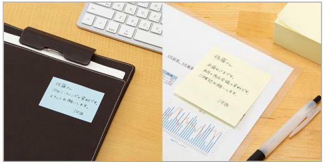 アスクル、紙以外でも剥がれにくい接着力と視認性の高いデザインに改良した「アスクルオリジナルふせん」2種を販売