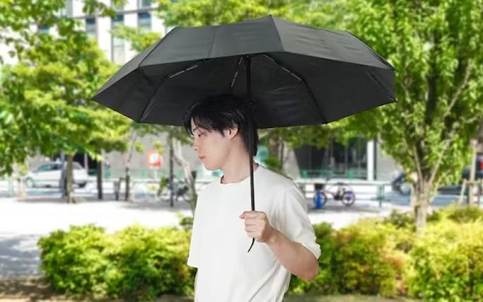 サンコー、ぱぱっと3秒で綺麗に畳める折りたたみ式の日傘「3秒ぱぱっと折りたたみ日傘」を「THANKO」ブランドから発売