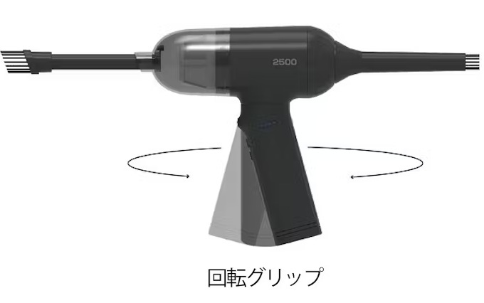 ナカバヤシ、充電式で噴射・吸引機能の2つを搭載し多数の便利機能を備えた「電動エアダスタークリーナー付き充電式」を発売