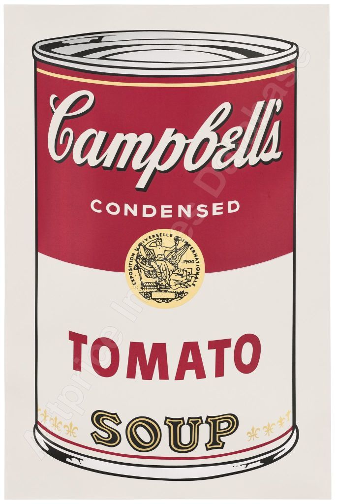 アンディ・ウォーホル《Tomato Soup, from: Campbell’s Soup I》