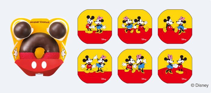ミスタードーナツ、ミッキーマウスやミニーマウスをモチーフにした「ディズニー スマイルコレクション」を期間限定発売