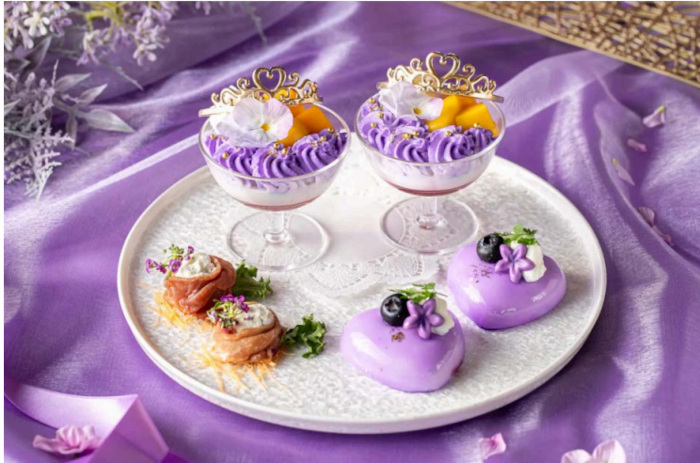 川越プリンスホテル、夢見るようなラベンダーカラーの「Blooming Afternoon Tea Set~Lavender Color~」を期間限定販売