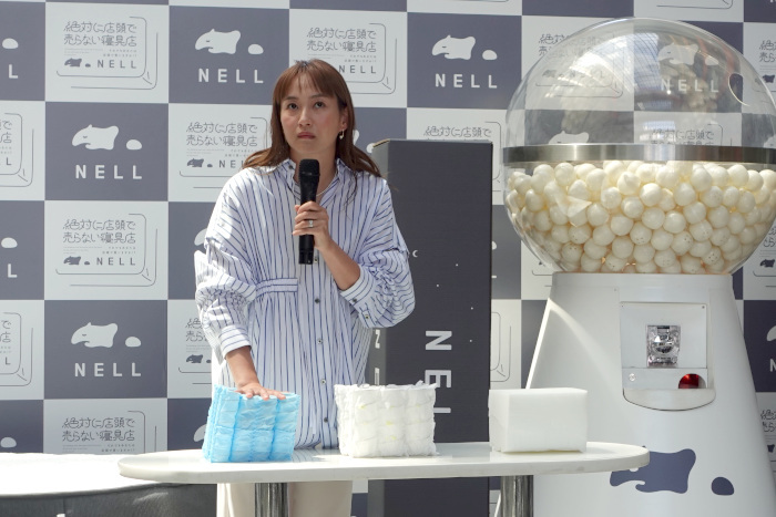 Morght、寝具ブランド「NELL」がポップアップイベントを開催、藤本美貴さんが包み込まれるような寝心地を体感