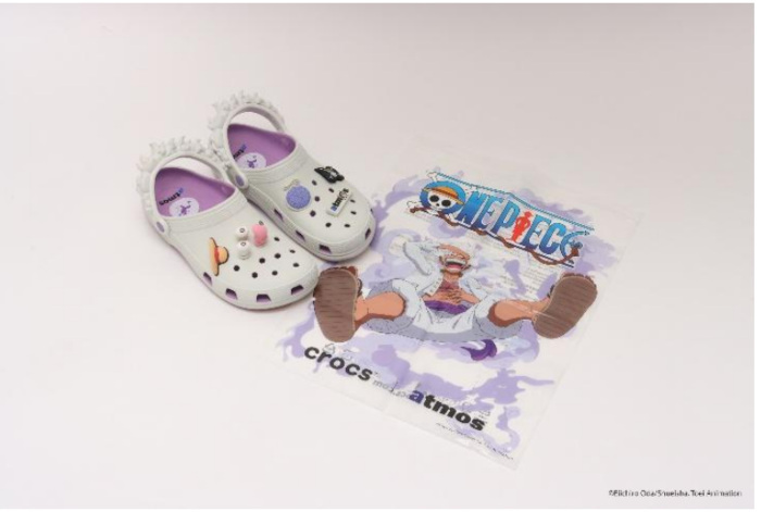 クロックス、ONE PIECE×atmos×Crocsのトリプルコラボによる「ギア5」のルフィをモチーフにしたスペシャルコレクションを発売
