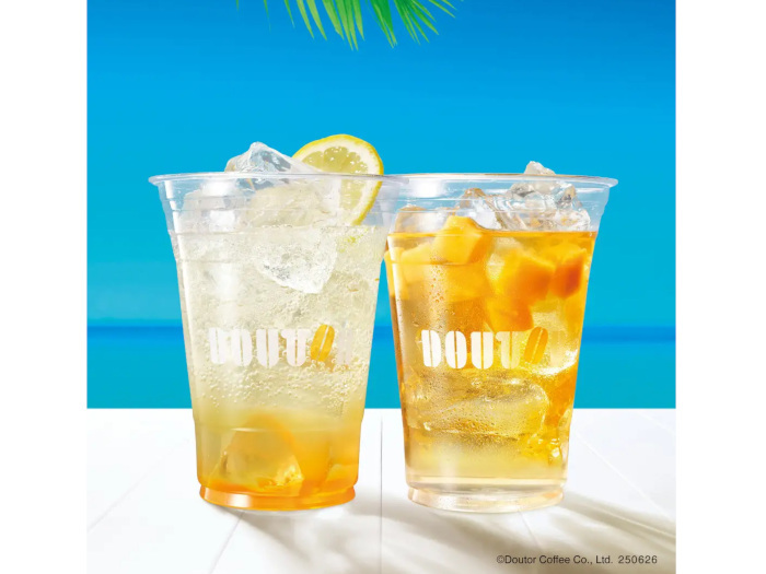 ドトール コーヒー、夏メニュー第2弾としてソーダドリンクやジャスミン ティー・新作ヨーグルンやフルーツを使ったケーキを発売