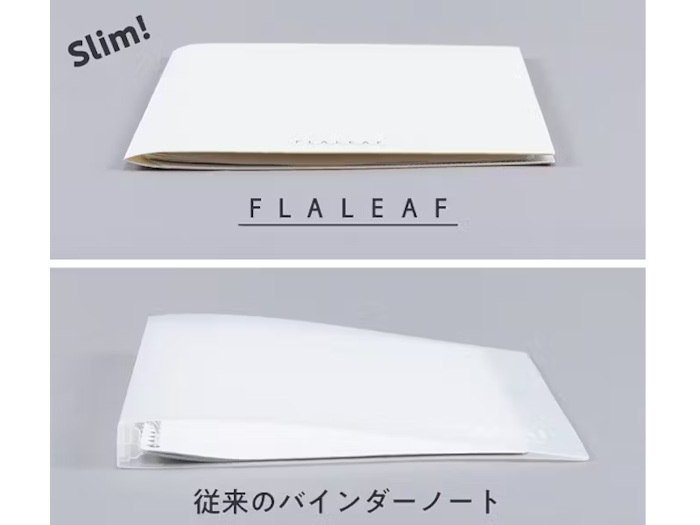 ナカバヤシ、バインダーの特徴であるリングの厚みを解消したフラットな新感覚バインダーノート「FLALEAF」を発売