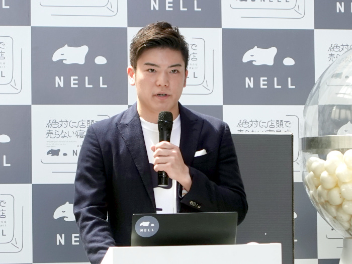 Morght、寝具ブランド「NELL」がポップアップイベントを開催、藤本美貴さんが包み込まれるような寝心地を体感