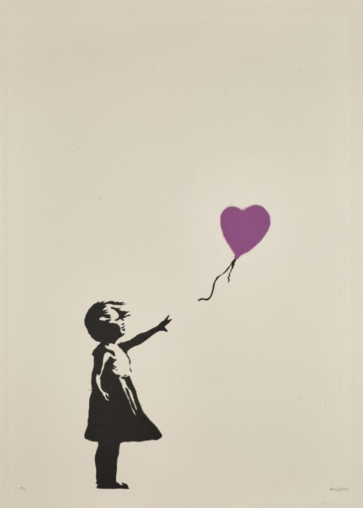 《Girl with Balloon – Colour AP (Purple)》