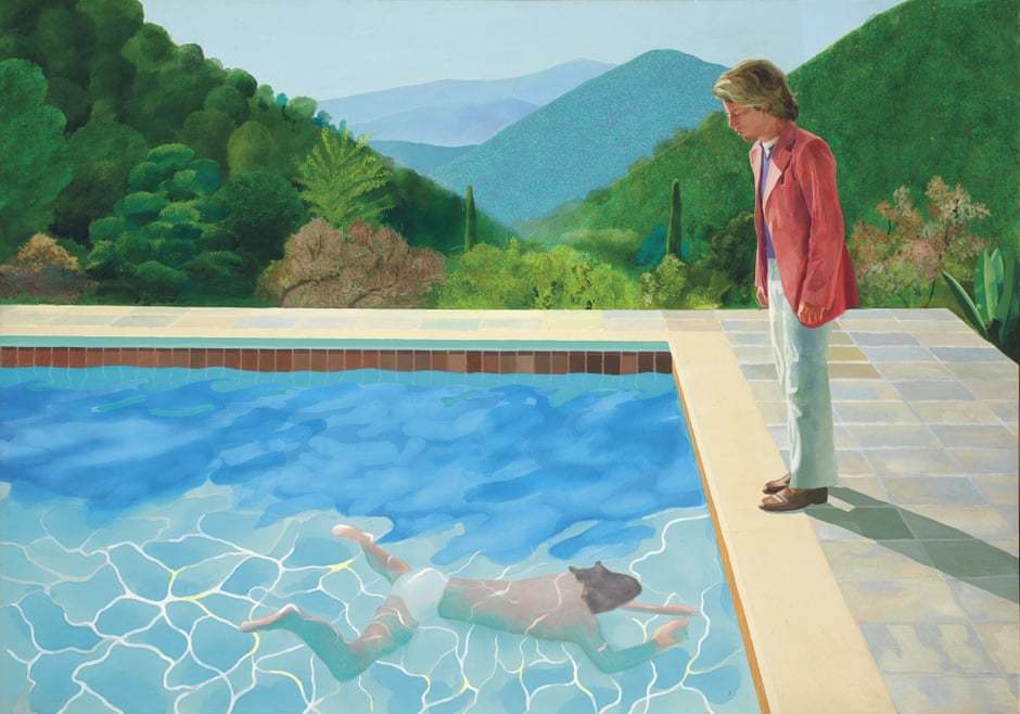 《Portrait of an Artist (Pool With Two Figures)》Photograph: David Hockney/AP